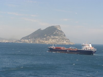 off Gibraltar.